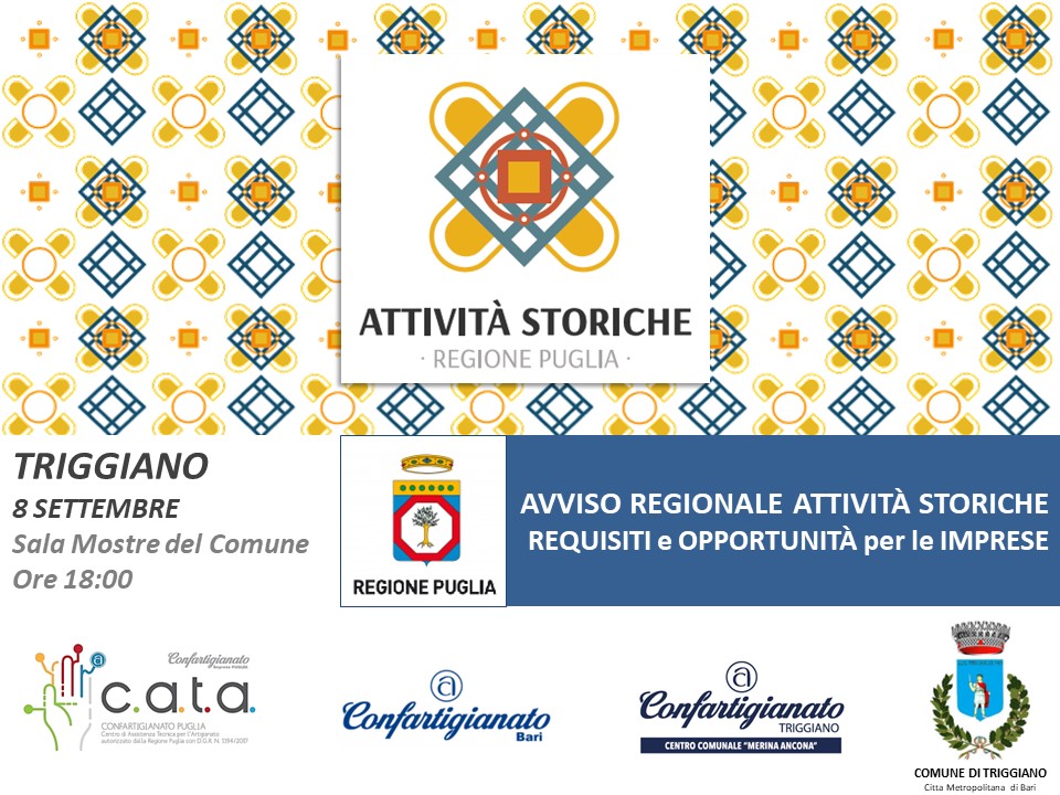 Avviso Regionale Attività Storiche